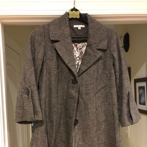 Cabi Size 10 Wool Blend Coat